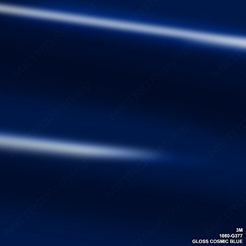 3M 1080 G377 Gloss Cosmic Blue 3in x 5in (Sample Size) Car Wrap Vinyl Film