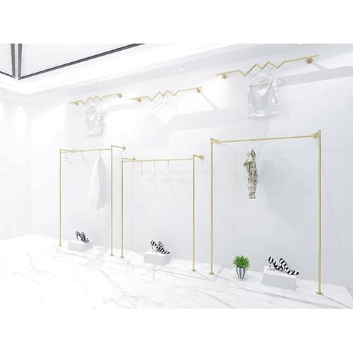 Perchero de pared elegante con diseño loft industrial exclusivo para ropa de dormitorio 3