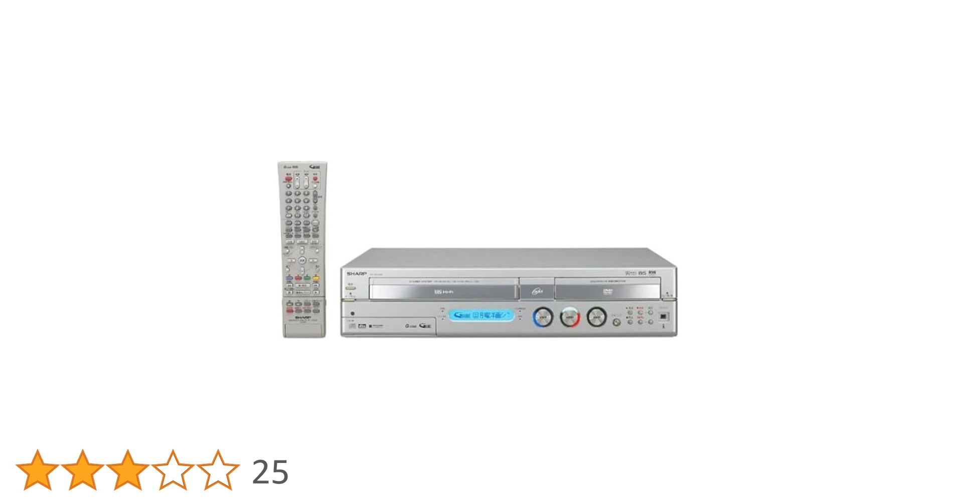 Amazon | シャープ 160GB ビデオ一体型DVDレコーダー DV-HRW50