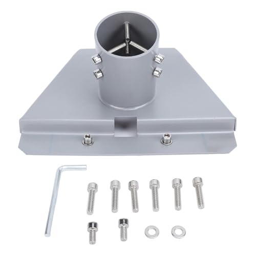 Kit de montage internet par satellite portable et antirouille avec support d'adaptateur rigide