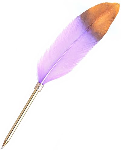NXVX Feather Quill Pen - Elegant Vintage Writing Set with Replace...