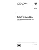 ISO 1182:2002, Reaction to fire tests for building products - Non-combustibility test