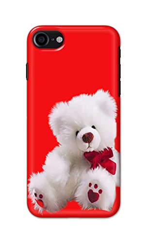 Image of PRINTFIDAA Teddy Bear Love Romantic Valentines Day Dumbo Printed Designer Hard Back Case Cover for Apple iPhone 7 (4.7 inch) / iPhone 8 (4.7 inch) / iPhone SE 2020, A1778, A1660 -(RP) MVN1001
