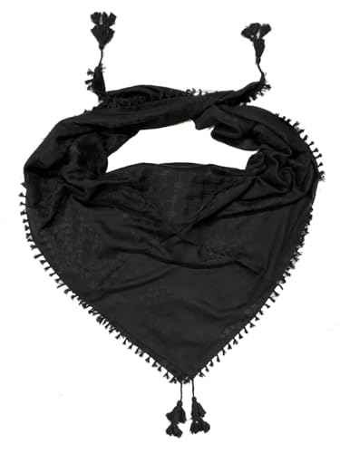 Image of Palestine Scarfs Shemagh Cotton Arab Keffiyeh Scarf Men Head Neck Face Wrap Cotton Men Military Woven Not Printed Ramadan