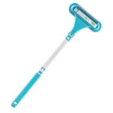 Generisch Neuheiten 2026 2-in-1-Fensterreinigungsbürste mit Siebeinsatz, Glasreinigung, Nass- Trockenreinigung, doppelt ausziehbar (Blue, One Size)