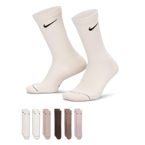 Image of Nike Unisex Adult Everyday Elevated Crew Socks (6-Pack) | Mens and Womens