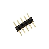 WAC Lighting LED-TC-MM Male 5-pin Connector for InvisiLED 24V Tape Light (Pack of 50), Black