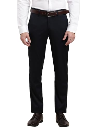 Pantalon en rayonne éponge de qualité supérieure Turtle bleu marine élégant
