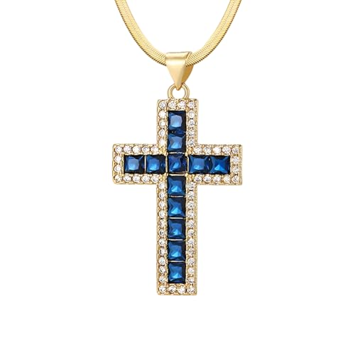 Pendentif Notre-Dame et ras du cou de collier croix avec Jésus pour femme