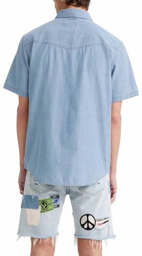 Levi's Herren Ss Relaxed Fit Western Hemd, New Hyde Chambray, S – Ansicht 2