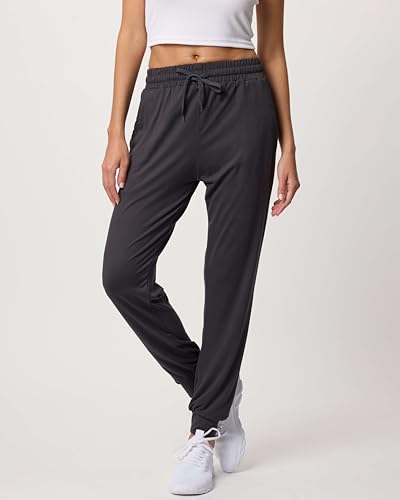Real Essentials 3 Pack: Women's Ultra-Soft Lounge Joggers Sweatpants Athletic Yoga Pants with Pockets (Available in Plus)
