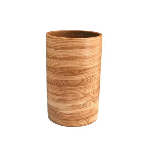 Premium Handcrafted Clay Brown Pot - Modern Design for Indoor and Outdoor Plants - Perfect for Home and Office Decor