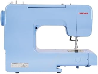 Janome Cat Fancy Easy to Use Sewing Machine with Metal Inner Frame, Coil Diagram, Tutorial Videos, Made with Beginners in Mind, Multicolor