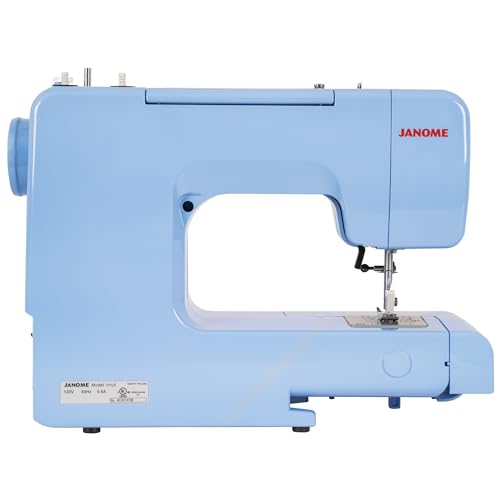 Janome Cat Fancy Easy-to-Use Sewing Machine with Interior Metal Frame, Bobbin Diagram, Tutorial Videos, Made with Beginners in Mind!, Multi-Color