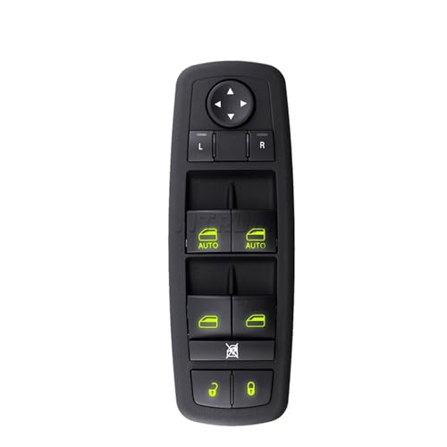 Interrupteur de vitre électrique principal 68231805AA vert pour commande de lève-vitre avant gauche