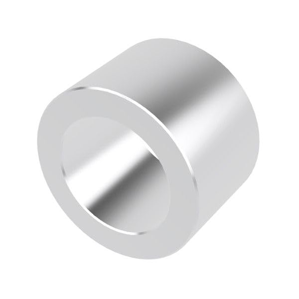 Aluminum Spacer 3/4" OD x 1/2" ID x Choose Your Length, Round Spacer Unthreaded Standoff Bushing Plain Finish, Fits Screws Bolts 1/2" or M12 by Metal