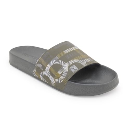 Image of Red Tape Mens Sliders in Olive