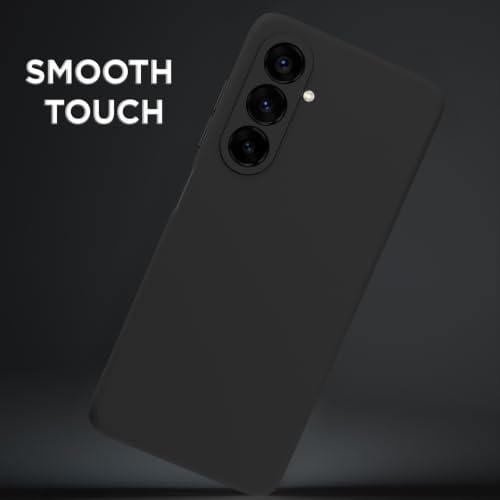 Image of Outlouders Back Cover for Samsung Galaxy A27 5G / M47 5G | Camera Protection | Durable Soft Matte Silicone Bumper Case (Black)