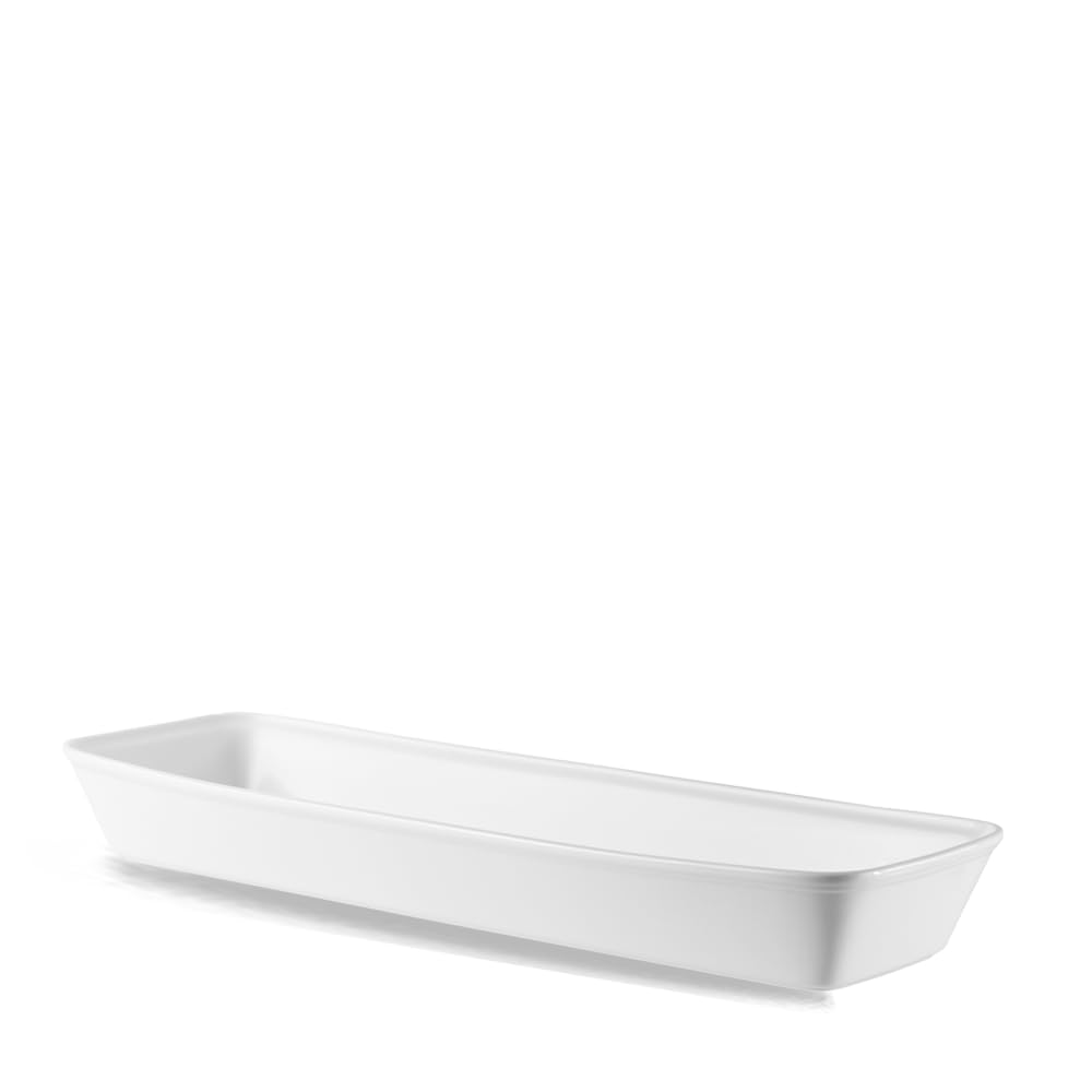 Churchill Counter Serve Assiettes rectangulaires 533x 165mm 533x 16mm/21x 6 1/2" Blanc. Quantité par paquet: 2.