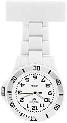 White NY London Nurse/Paramedic/Medical Watch Fob Rubberised Stylish White Dial