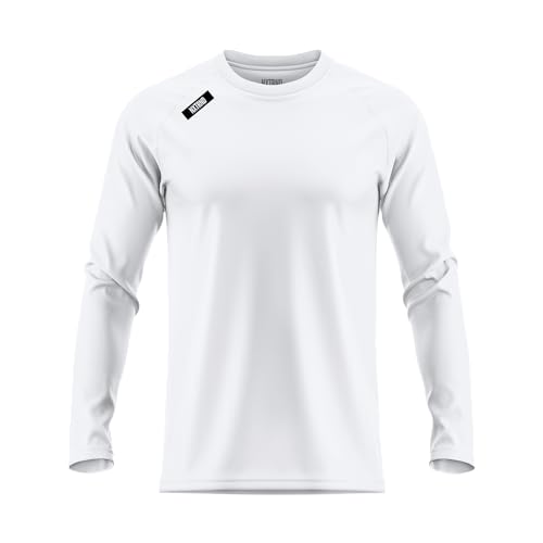 Nxtrnd Hybrid Pro Men's Long Sleeve T-Shirt, Relaxed Fit, Poly Spandex Blend