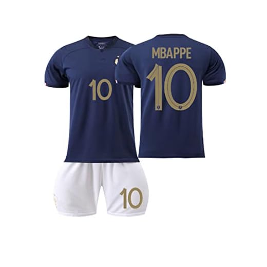France #10 Jersey Set Adult Kids Tshirt Suit (Medium) Blue