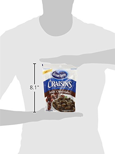 Ocean Spray Milk Chocolate Covered Craisins, 8 Ounce