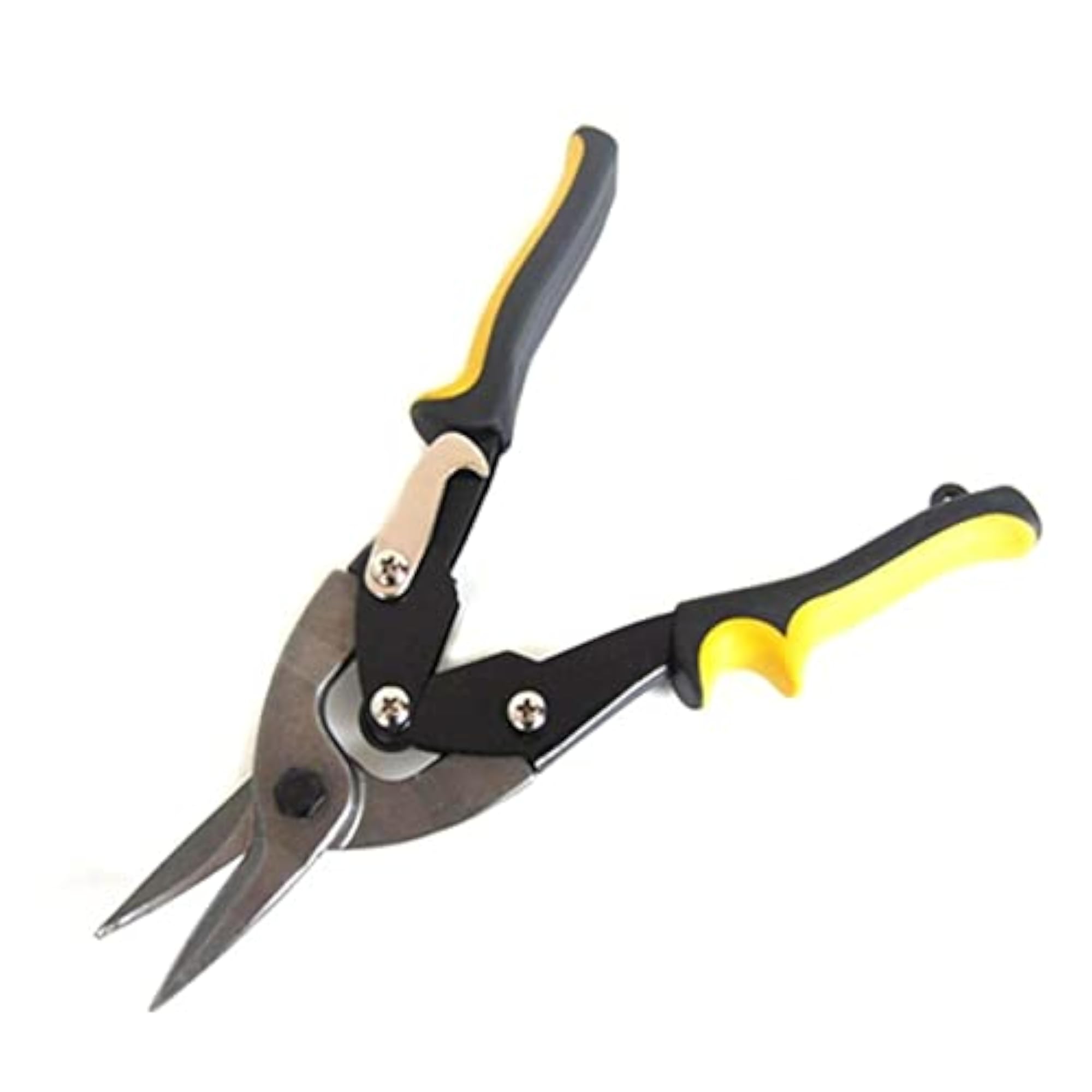 Straight Head Tin Snips Plier with Yellow/Black Handle
