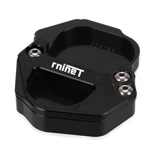 Béquille BMW RnineT anti-enfoncement : plaque support moto CNC