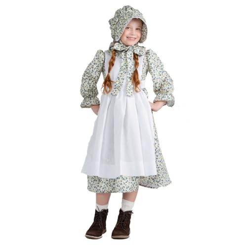 Disfraz colonial para niñas Dress Up America pequeño