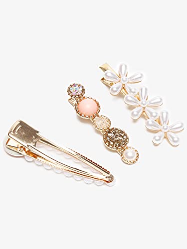 5pc Hair Pins & Clips Combo Set, Colourful Accessories