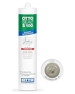 OTTOSEAL S 100 Sanitär-Silikon Hellgrau 300ml