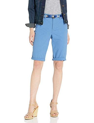 Bandolino Women's Riley Relaxed Fit Bermuda Short, Cayman Blue, 16