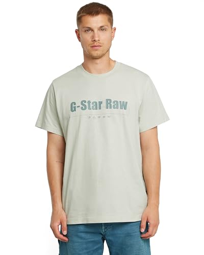G-Star Para Hombre Camiseta Symbols Print Loose, Gris Gs Mercury D25970-C336-G987 , S G-Star Para Hombre Camiseta Symbols Print Loose, Gris Gs Mercury D25970-C336-G987 , S