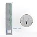 WeiLaiKeQi Time Cards Rack Wall Mount, Time Card Holder Payroll Recorder for Indoor Office Punch in Clock Out Outdoor, with 20 Pocket Slots