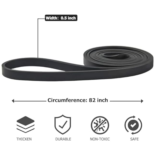 Pull Up Bands, Resistance Bands, Pull Up Assistance Band Exercise Bands for Men & Women Working Out, Body Stretching, Physical Therapy, Muscle Training