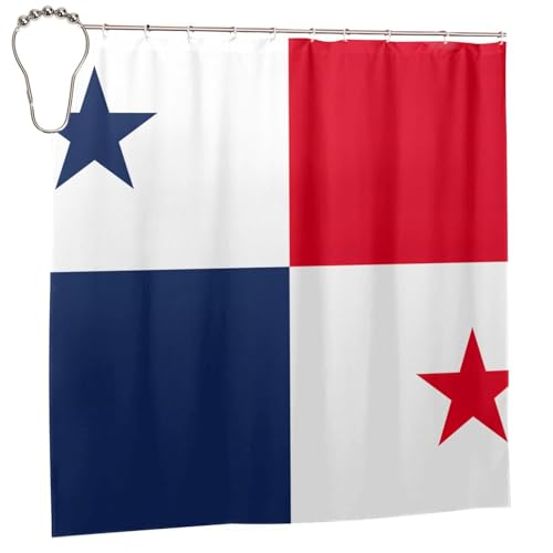Rideau de douche polyester imprimé Panama avec 12 œillets - 3