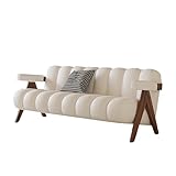 Cuir microfibre de qualité supérieure : fabriqué à partir de cuir microfibre de haute qualité, ce canapé offre une sensation douce et luxueuse tout en étant résistant à l'usure, aux rayures et aux déversements. Les propriétaires d'animaux peuvent se détendre en sachant qu'un nettoyage rapide lui redonne son aspect impeccable, le gardant frais et neuf.