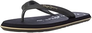 Pepe Jeans London Men's Whale Mimetic Flip-Flop, 765KHAKI Green, 10 UK