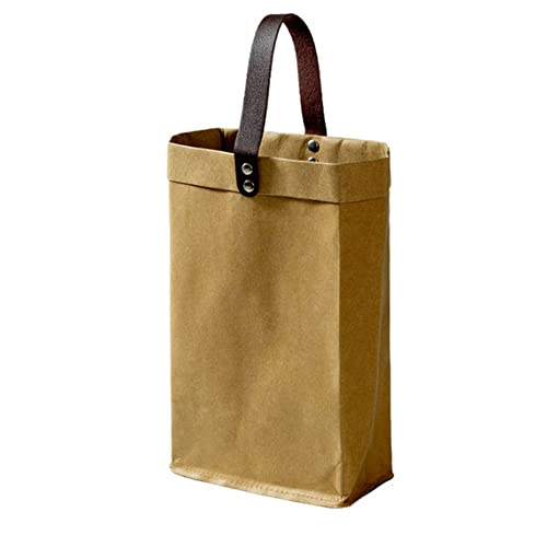 XFLYP Package Kraftpapier Wein Geschenktüten mit Leder Griffen, Recycelbarer Weinflaschentüten für Weihnachten, Geburtstage, Einweihung & Partys Cover