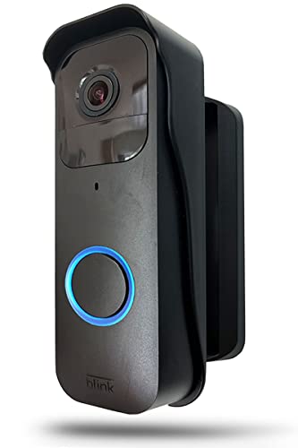 Blink Video Doorbell Mount, Adjustable Mounting Bracket for The All-New Blink Video Doorbell, Blink Camera Home Security System Accessories, Easy Installation, Black