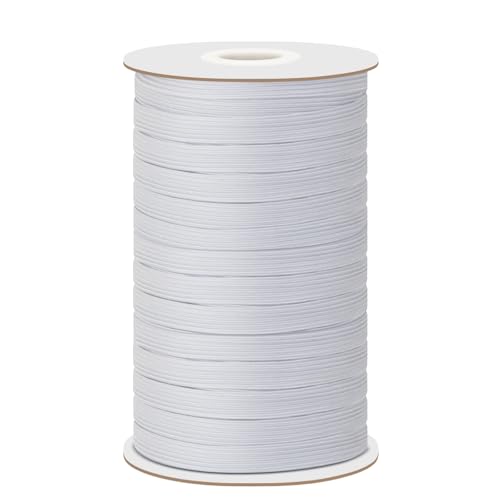 VINATO Elastico per Cucito 10mm ×50m, Nastro Elastico da Cucire,