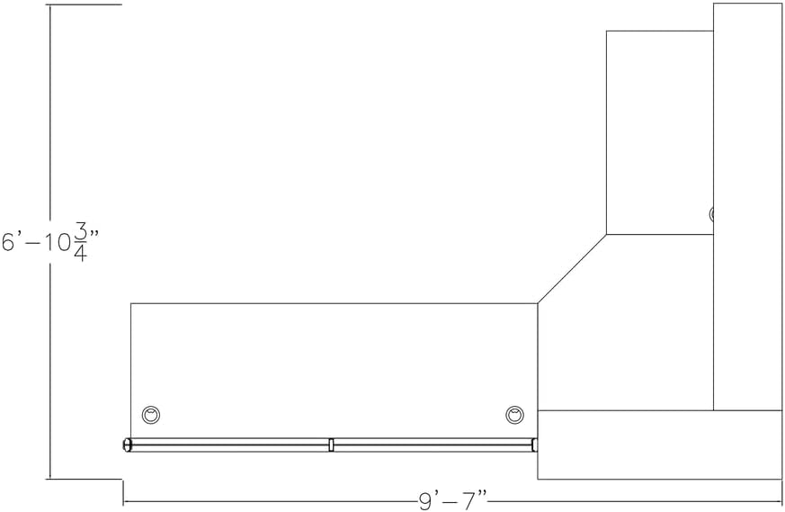 L-Shaped Reception Station | Glass Panel and Transaction Top | Reception Desk with Storage | Emerald Cubicle Collection | 6x9x65"H | White : Office Products