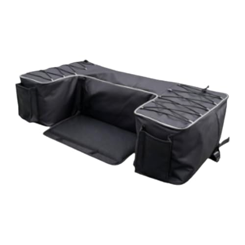 Sacoche arrière de rangement avec fermeture éclair pour vélo et moto