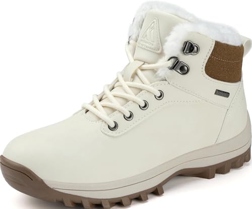 （14:30時点） [Putu] 冬靴 レディース 防寒靴 メンズ 防水 防滑 スノーブーツ 雪用 靴 男女兼用 耐磨耗 衝撃吸収 裏起毛 ハイカット 登山靴 アウトドア トレッキングシューズ 24.0 cm