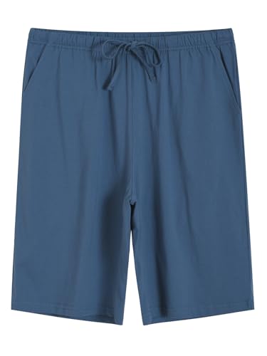Image of Latuza Women's Knee Length Pajama Shorts Cotton Knit Bermuda Sleep Shorts