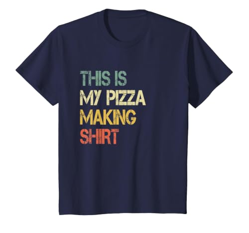 Funny Love Pizza Making Party Chef Pizzaologist Pizza Maker T-Shirt, Youth, Navy Blue, X-Small