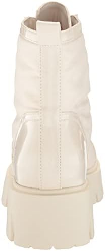 Nine West Women's OBRI2 Ankle Boot, Cream Nylon, 10 | Image 2