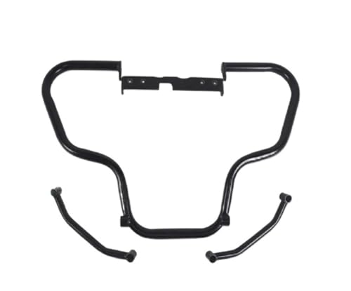 Stunt cage barre de protection moto HYOSUNG Aquila GV300S en métal noir robuste