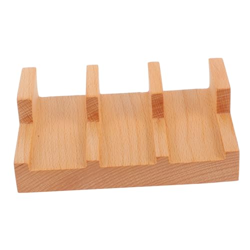 BIUDECO Soporte de Sushi de Madera Estable con Compartimentos para Servir Sashimi y Japoneses Reutilizable para Hogar y Restaurante